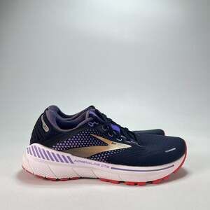 Brooks Adrenaline GTS 22 Running Shoes Medium B Black Purple Women's Size 8